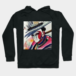 Shogun Wearing Hat Hoodie